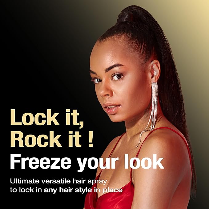 EBIN NEW YORK Wonder Ponytail Bond Freeze Spray Extreme Hold - Coarse Hair x-pression