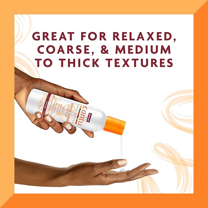 Cantu Shea Butter Super Shine Hair Silk, 6 Fluid Ounce x-pression