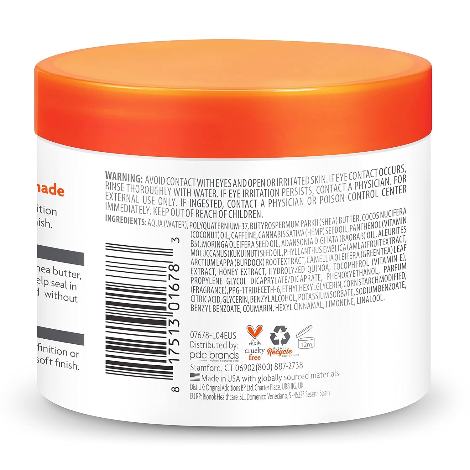 CANTU Shea Butter Men's Collection Cream Pomade, 227 g x-pression