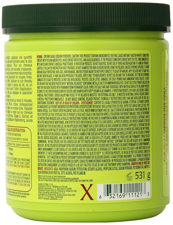 ORS Olive Oil Professional Creme Relaxer Extra Strength 18.75 Ounce x-pression