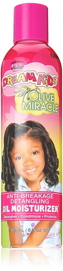 African Pride Dream Kids Olive Oil Miracle Lotion, 8 Ounce, 236 mL x-pression
