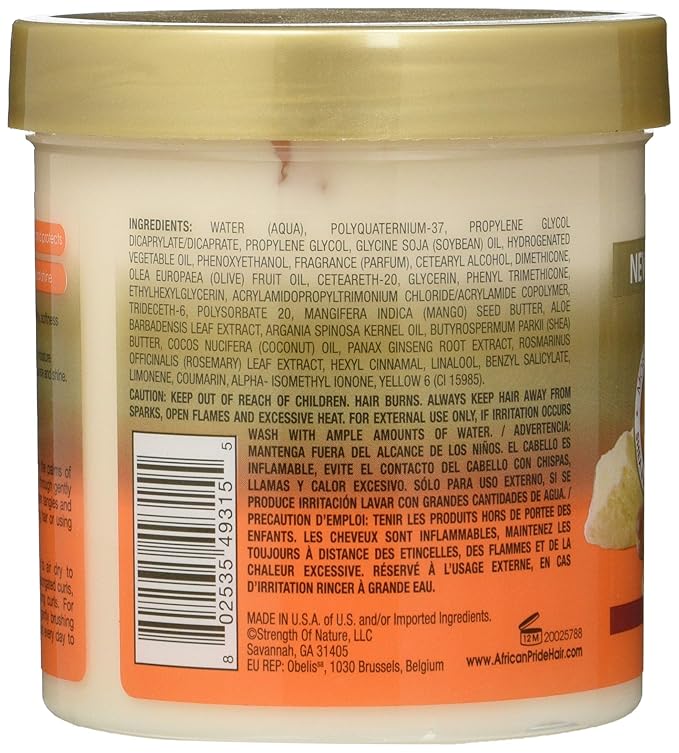 African Pride Shea Butter Miracle Leave in Conditioner - 15oz Jar x-pression