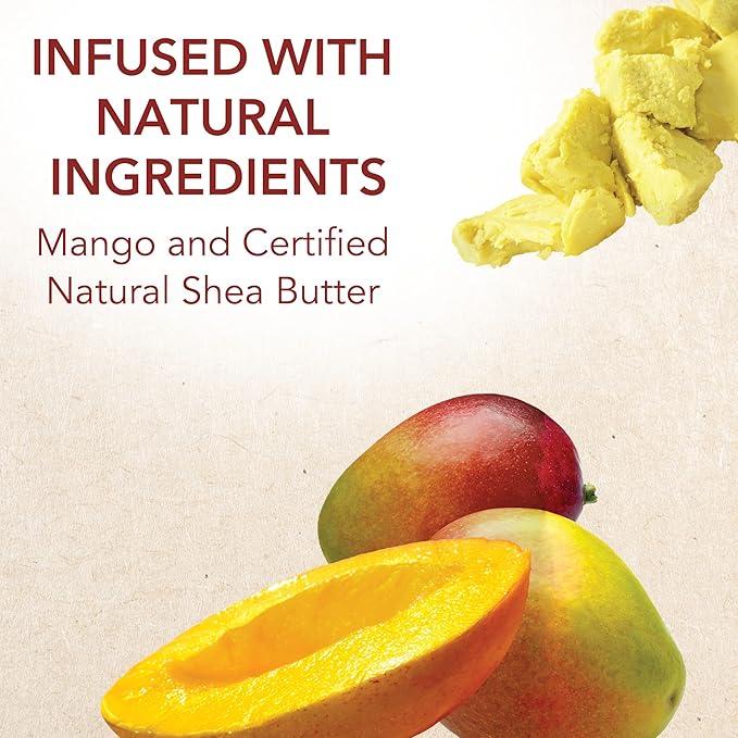 Leave In Conditioner with Mango & Shea Butter by Crème of Nature, Ultra Moisturizing for Dry Dehydrated Hair, 8.45 Fl Oz x-pression