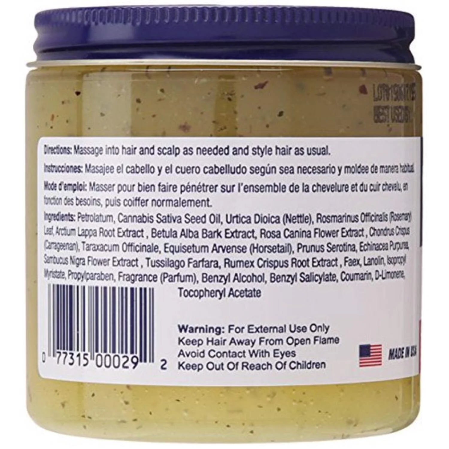 DAX Indian Hemp Deep Conditioning Moisturizer, Unscented, 7.5 Ounce | 14 Ounce x-pression