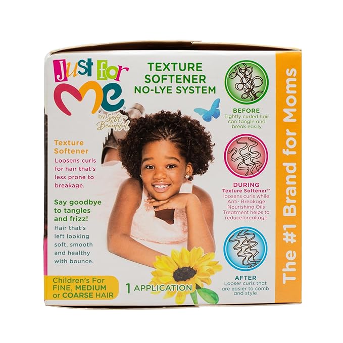 Just For Me- No-Lye Texture Softener Kit For Kids - 1 Application x-pression
