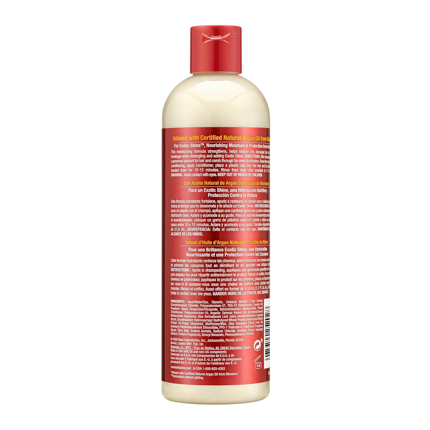 Crème of Nature Argan Oil from Morocco Intensive Conditioning Treatment, 12 Ounce x-pression
