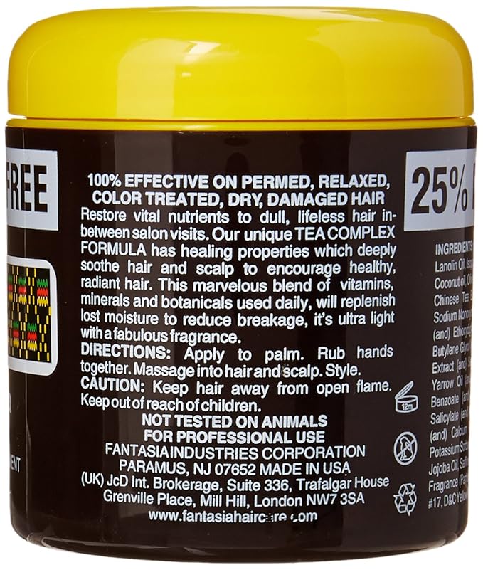Fantasia Pure Tea Gro Hair Treatment, 5 Ounce, 142 g x-pression