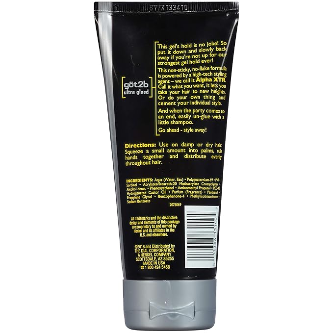 Got2b Ultra Glued Invincible Styling Hair Gel 6 Ounce, 150 mL x-pression