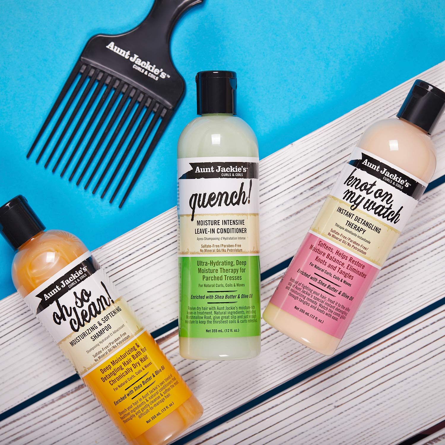 Aunt Jackie's knot on my watch Instant Detangling Therapy , 12oz , 355 mL x-pression