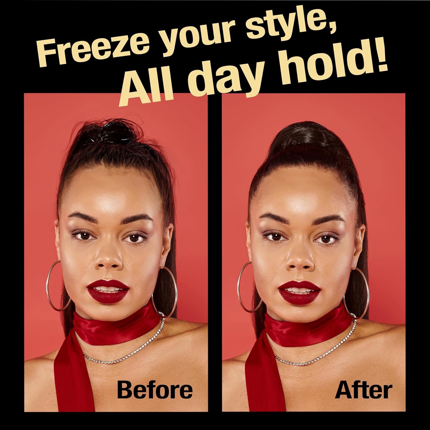 EBIN NEW YORK Wonder Ponytail Bond Freeze Spray Extreme Hold - Coarse Hair x-pression