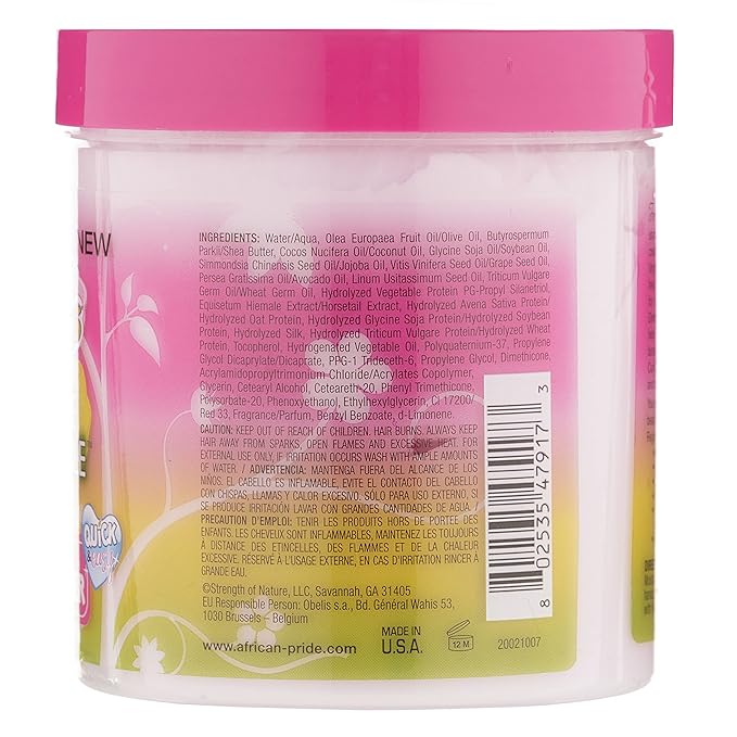 African Pride Dream Kids Leave-In Conditioner, Olive Miracle, 15 oz. x-pression