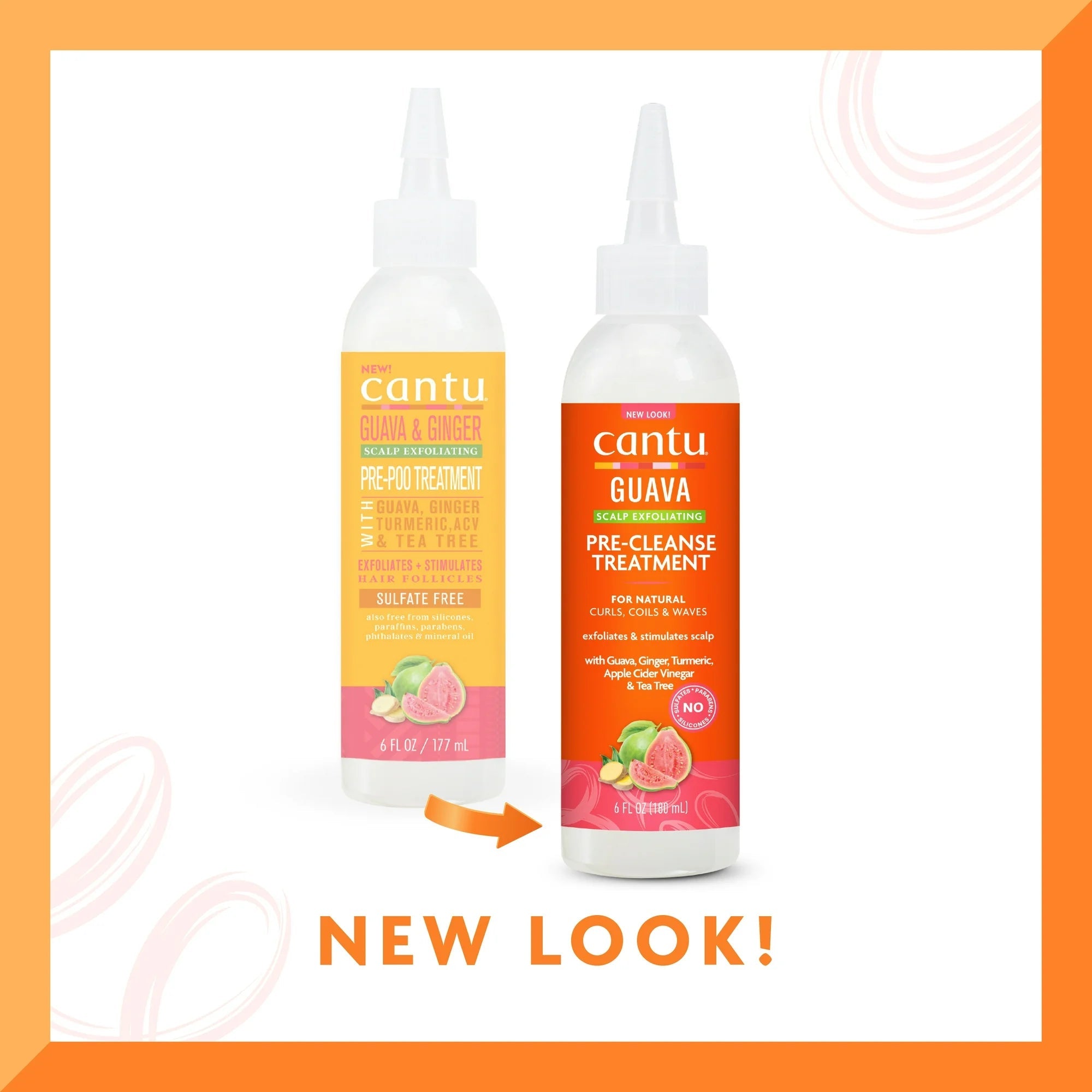 Cantu Guava & Ginger Scalp Exfoliating Pre-Cleanse Treatment, 6 fl oz x-pression