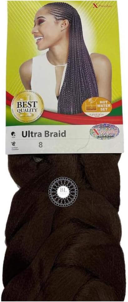 X-PRESSION Ultra Braiding Hair - Original Kanekalon, All Shade Available - 82'' x-pression