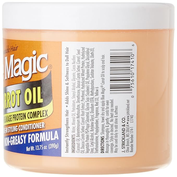 Blue Magic Carrot Oil Leave In Styling Conditioner, 13.75 Ounce x-pression