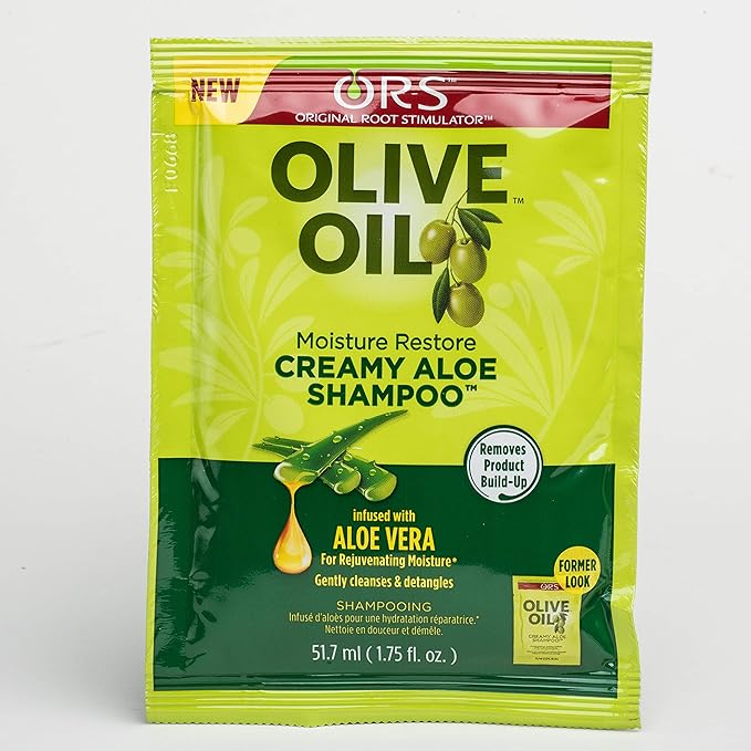 Organic Root Stimulator Olive Oil Creamy Aloe Shampoo, 1.75 Ounce, 52 ml x-pression