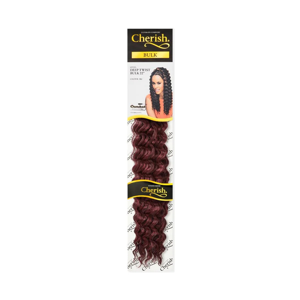 Cherish Deep Twist Bulk 22'' Synthetic Hair Braids All Colors x-pression