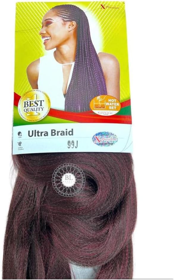 X-PRESSION Ultra Braiding Hair - Original Kanekalon, All Shade Available - 82'' x-pression