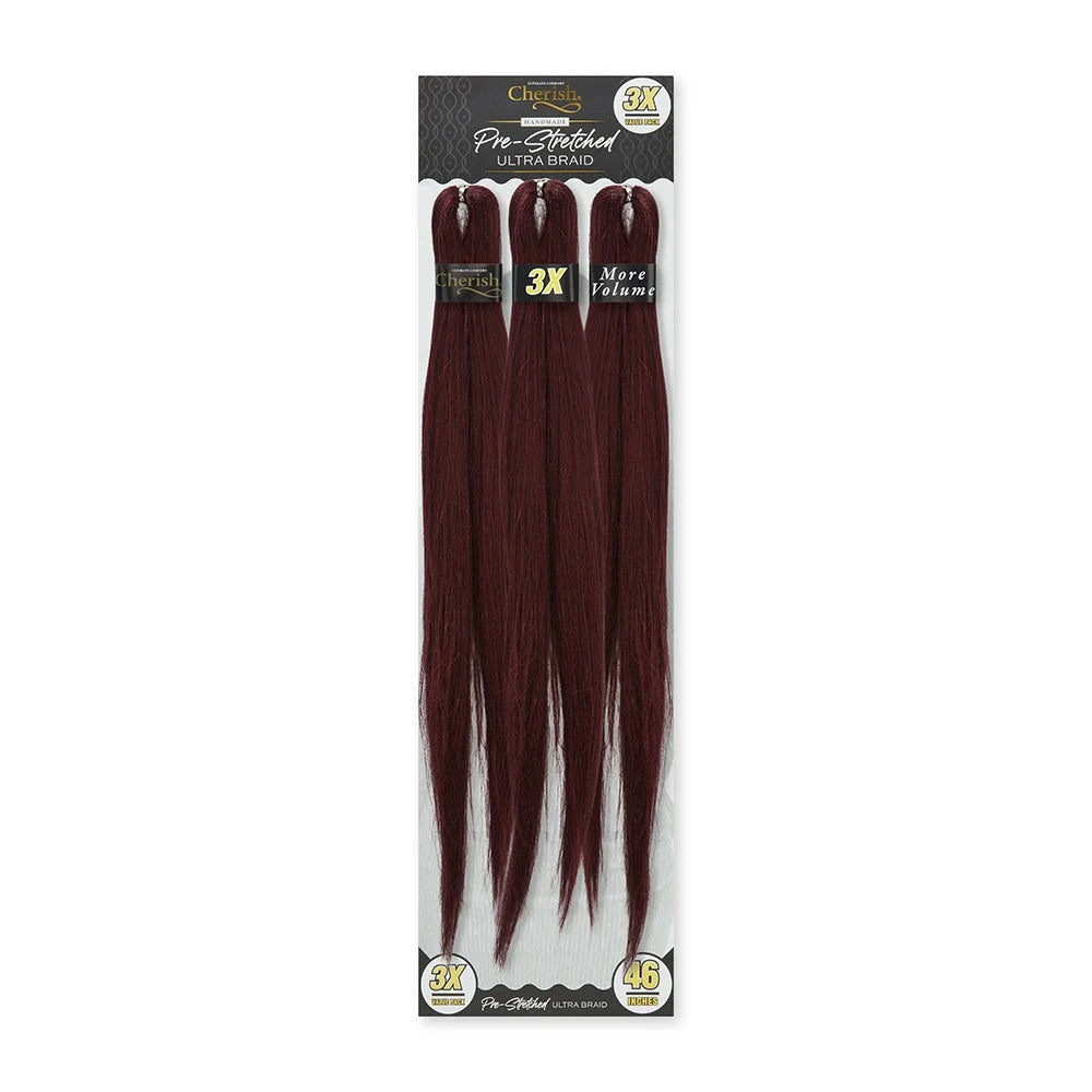 Cherish Pre Stretched Ultra Braid 46" 3x Pack Value Braid x-pression