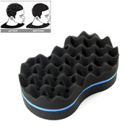 Hair Twist Sponge Brush Two Sides Dread Dreading Wave Twisting Foam Afro Barber Curl Sponge for Women and Men Boy Girl Small and Big Holes x-pression