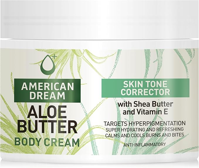 American Dream Aloe Vera Butter Body Cream with Shea and Vitamin E 500ml