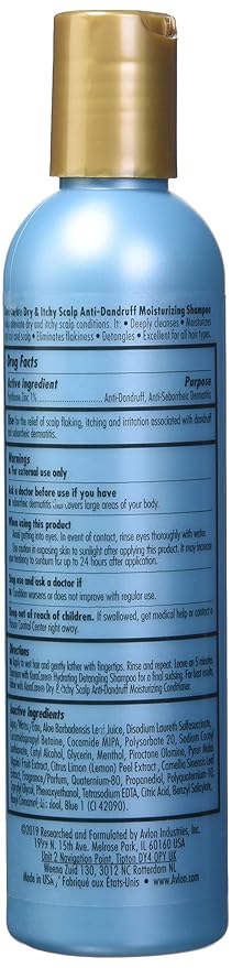 KeraCare Moisturizing Shampoo,8 oz - Sulfate Free, Relieves Dry and Itchy Scalp Conditions, Eliminates Flakes, Liquid Volume