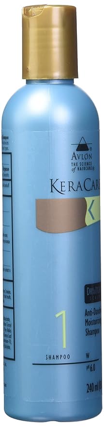 KeraCare Moisturizing Shampoo,8 oz - Sulfate Free, Relieves Dry and Itchy Scalp Conditions, Eliminates Flakes, Liquid Volume