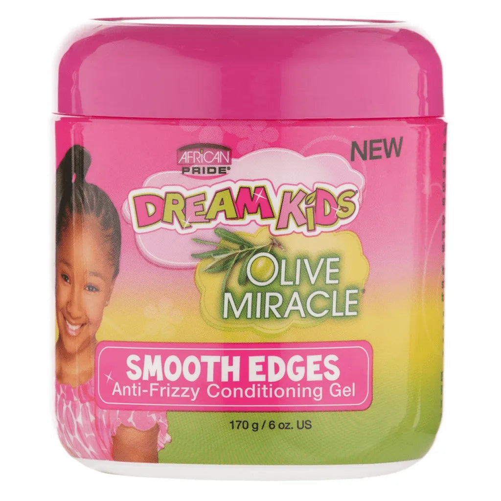 African Pride Dream Kids Smooth Edges Anti-Frizzy Conditioning Gel, 6oz x-pression