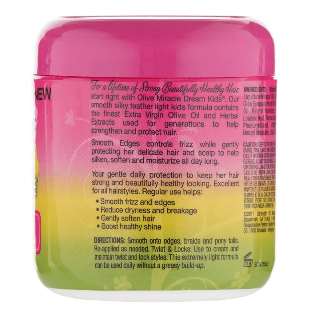African Pride Dream Kids Smooth Edges Anti-Frizzy Conditioning Gel, 6oz x-pression