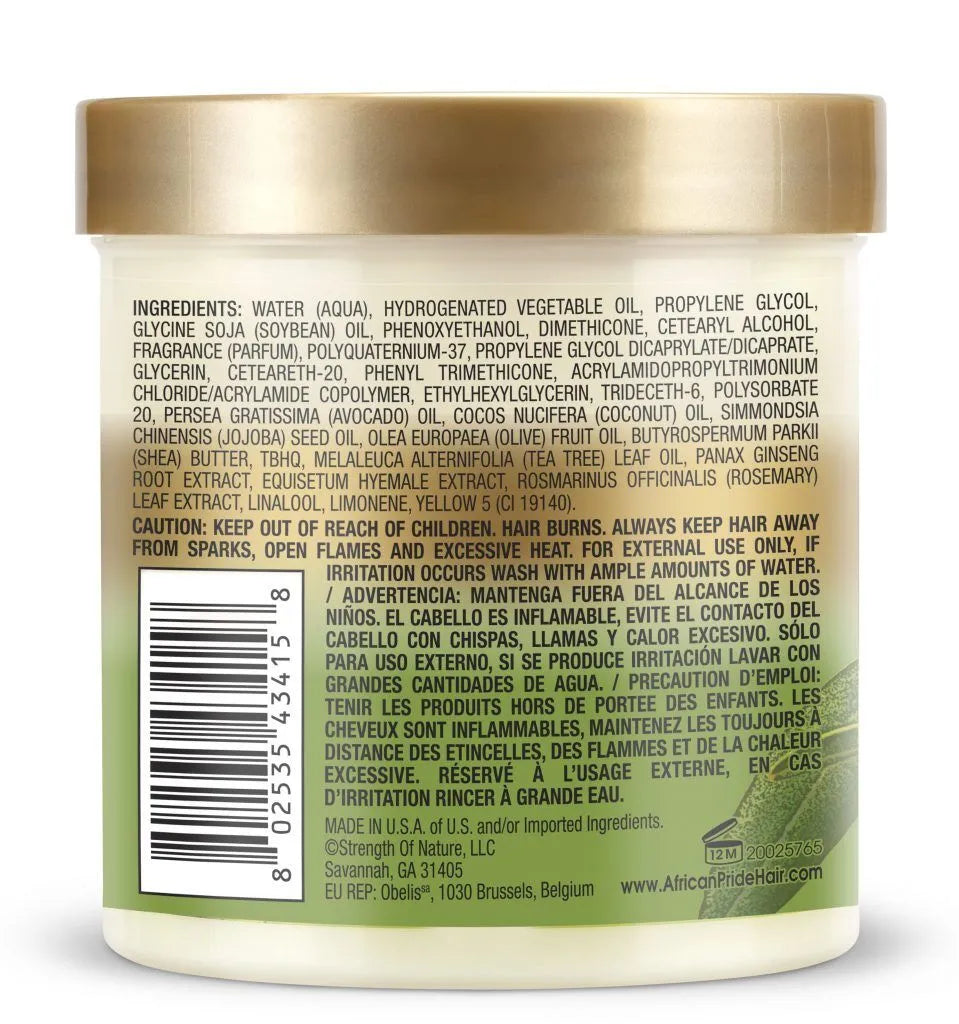 African Pride Olive Miracle Anti Breakage Formula Leave In Conditioner, 15 oz x-pression