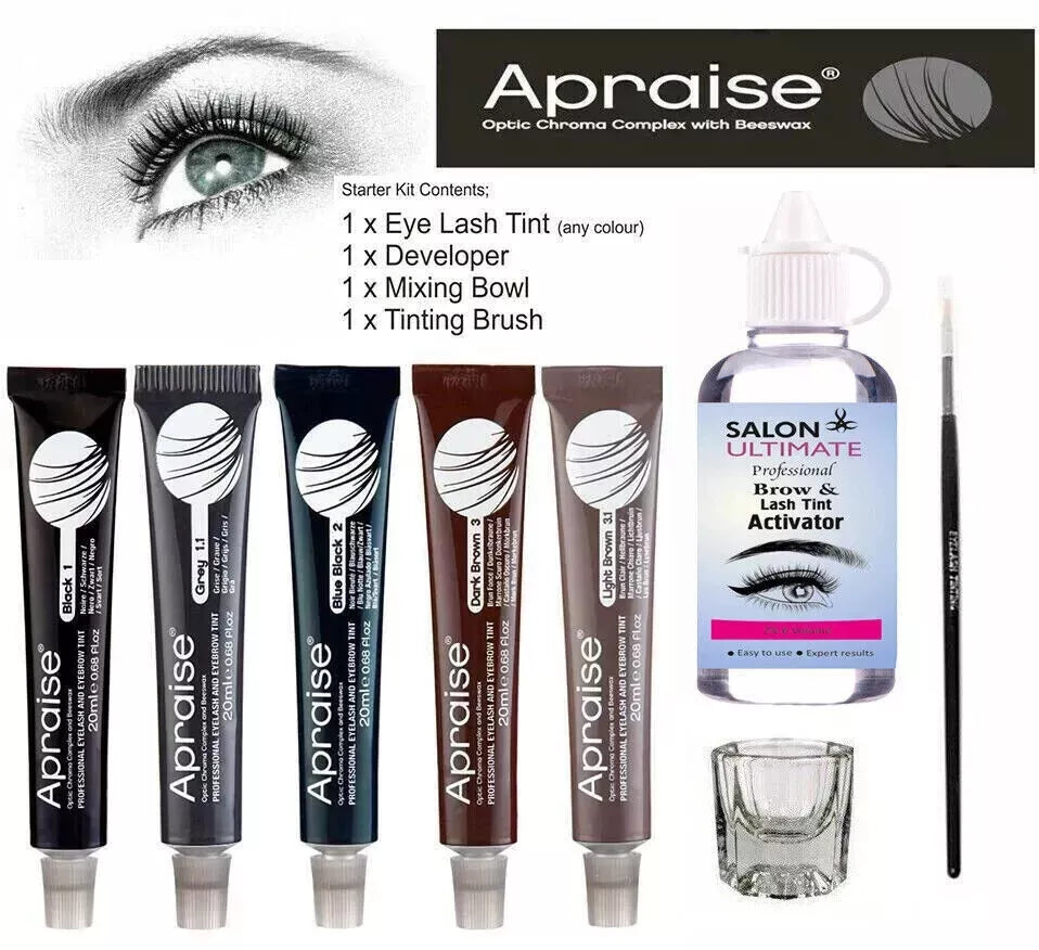 Apraise® Professional Eyelash & Eyebrow Tint Lash Full Kit x-pression