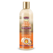 African Pride Shea Butter Miracle Sulfate-Free Detangling Shampoo - 12oz, 355mL bottle x-pression