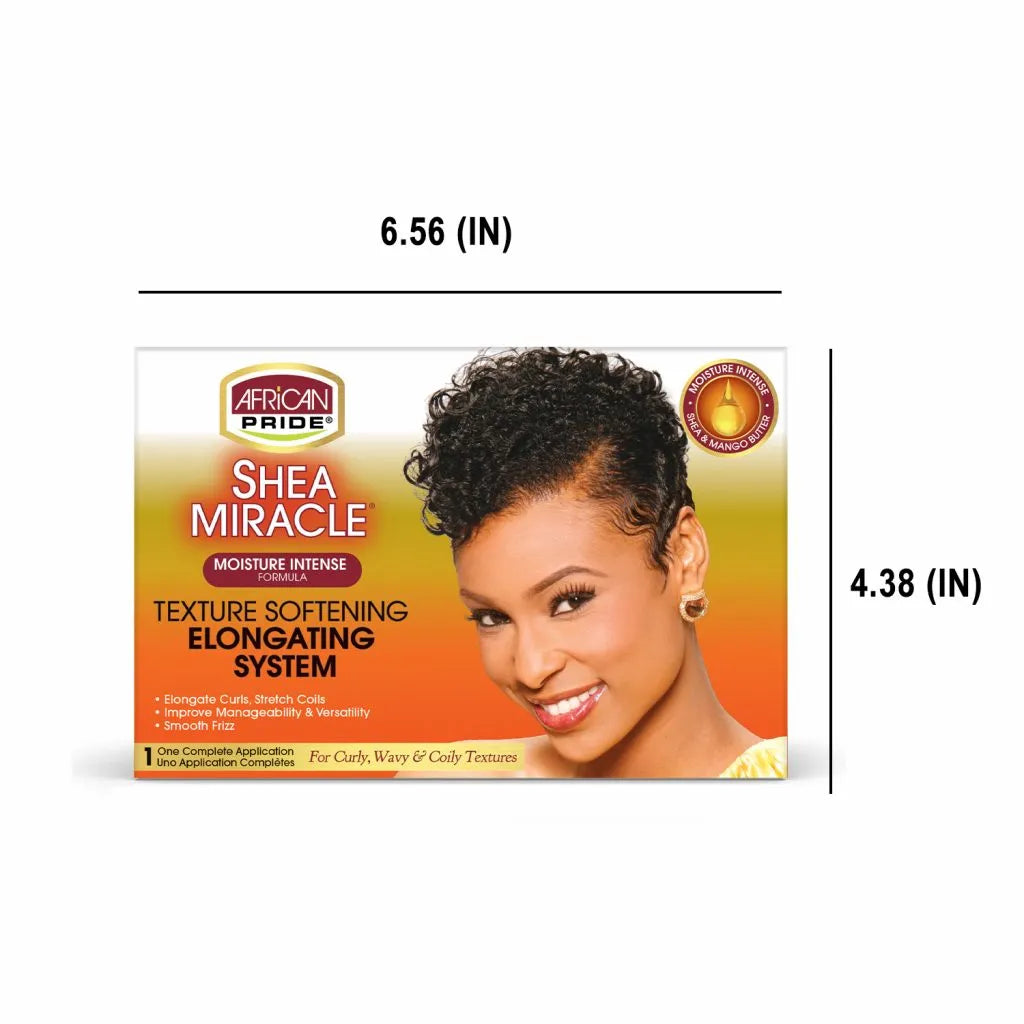 African Pride Shea Miracle Texture Softening System Texture Softening & Intense Moisture x-pression