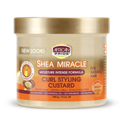 African Pride Shea Butter Miracle Curl Custard Styling, 12 Ounce, 340 g x-pression