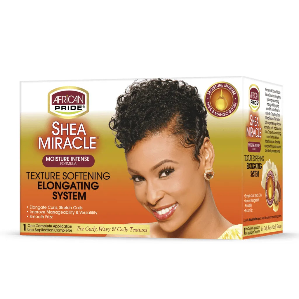 African Pride Shea Miracle Texture Softening System Texture Softening & Intense Moisture x-pression