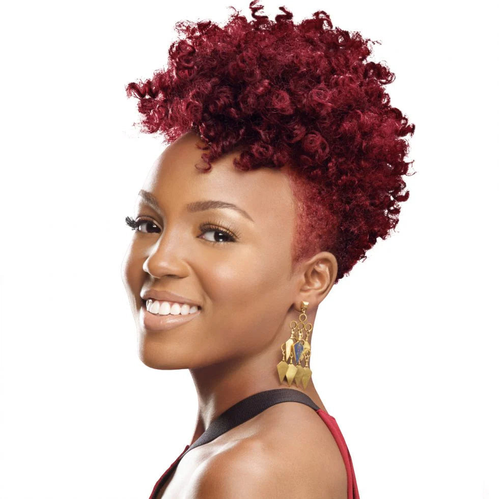 Exotic Shine Hair Color by Crème of Nature, 6.2 Burgundy Blaze, with Argan Oil from Morocco, 1 Application x-pression