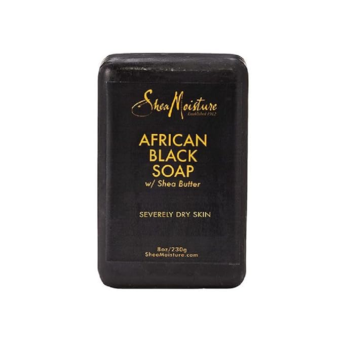SHEA MOISTURE African Black Soap Bar Soap | Packaging may vary | 8 oz. x-pression