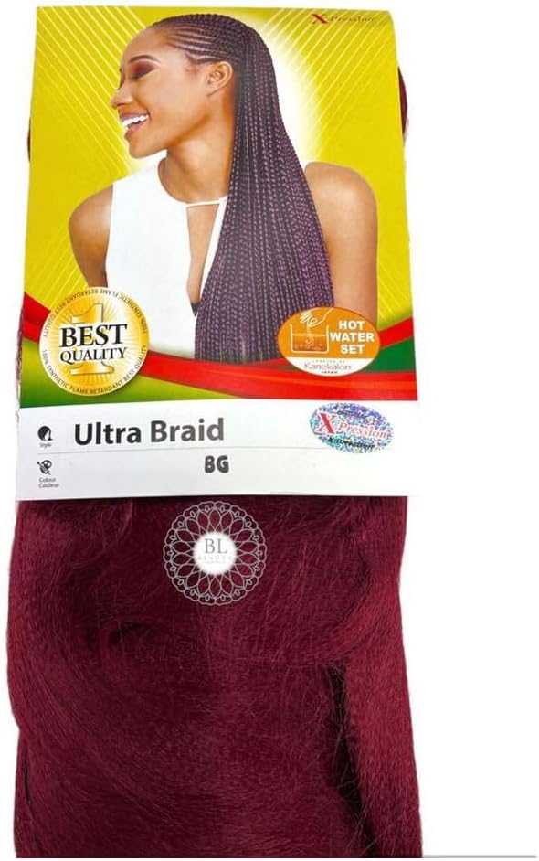 X-PRESSION Ultra Braiding Hair - Original Kanekalon, All Shade Available - 82'' x-pression