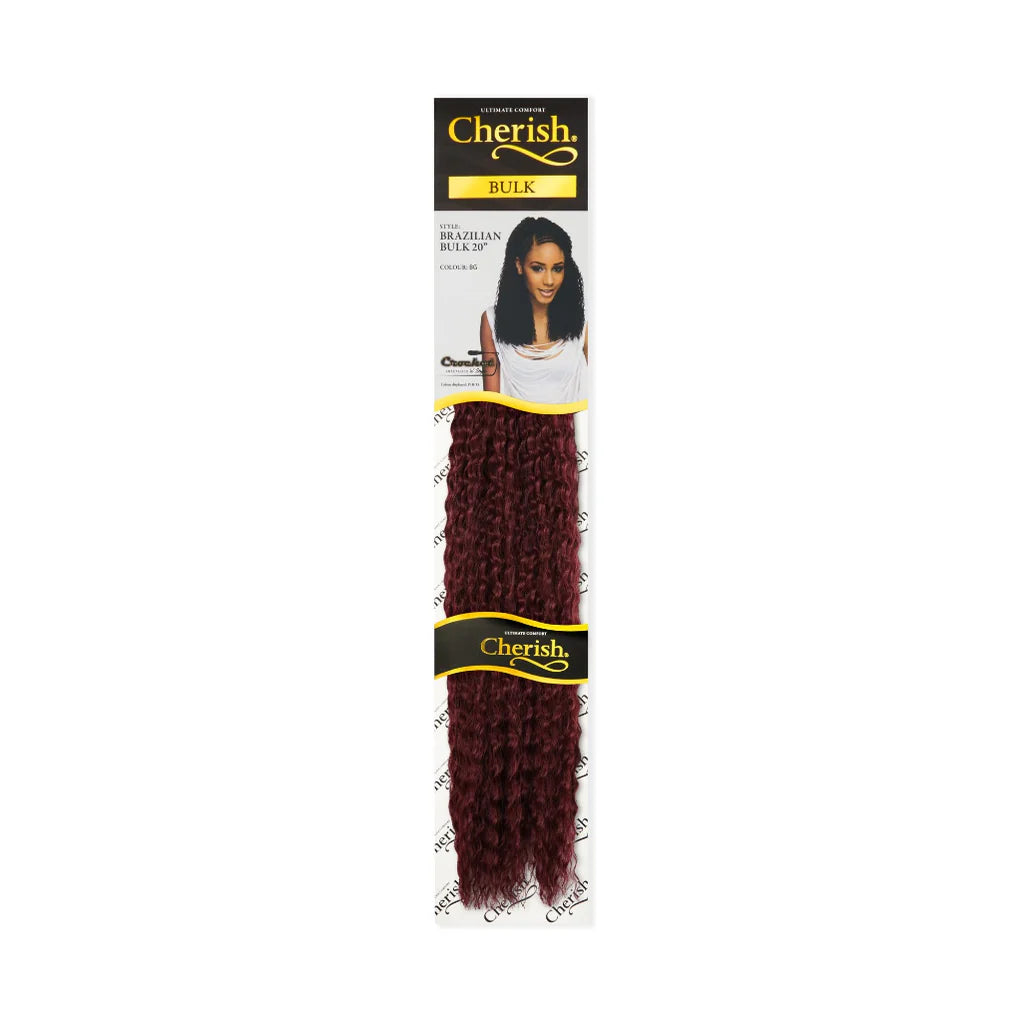 Cherish Brazilian Bulk 20" Synthetic Crochet Braid Curly Hair Extensions x-pression