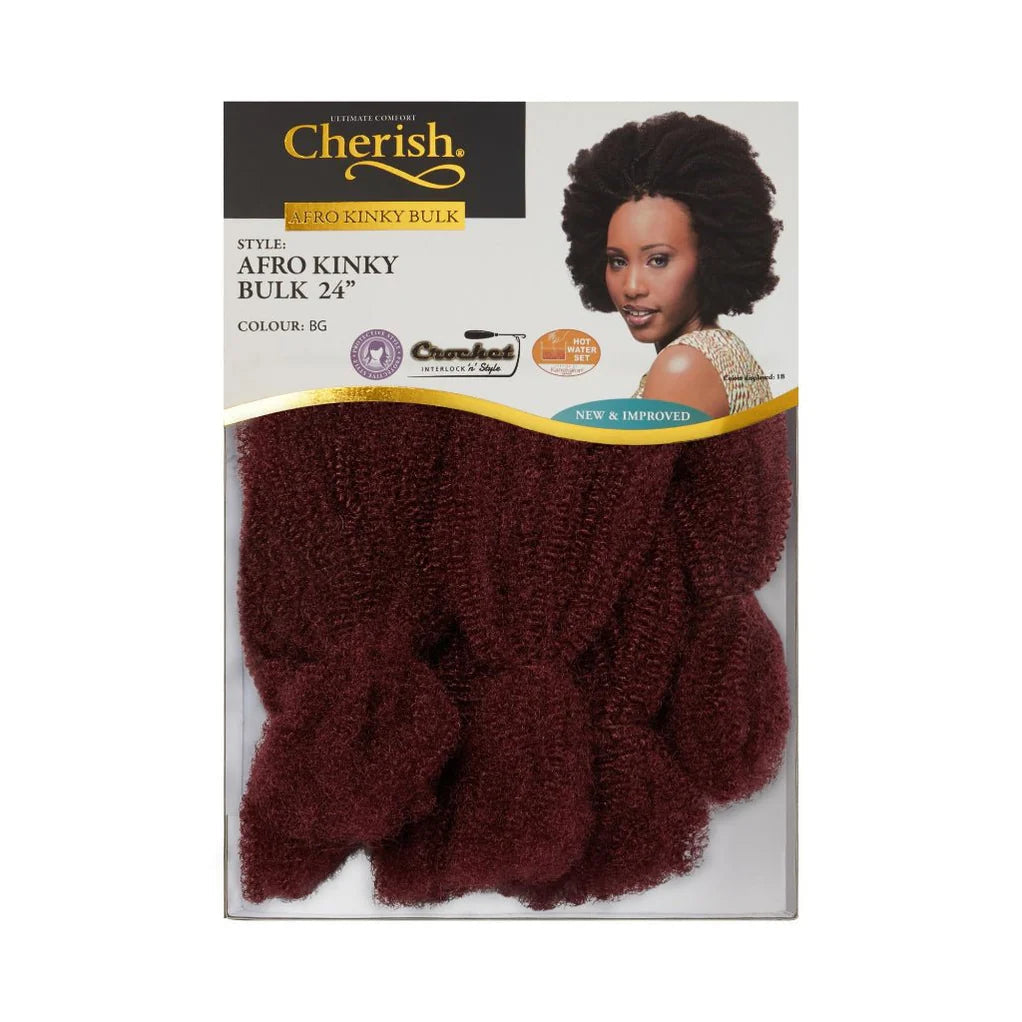 Cherish Bulk - Afro Kinky Bulk 24" Inches Length x-pression