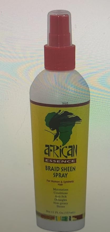 African Essence Braid Sheen Spray, 12 Ounce, 355 mL