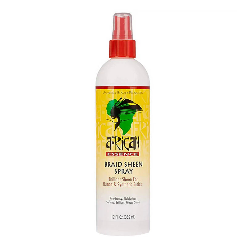 African Essence Braid Sheen Spray, 12 Ounce, 355 mL
