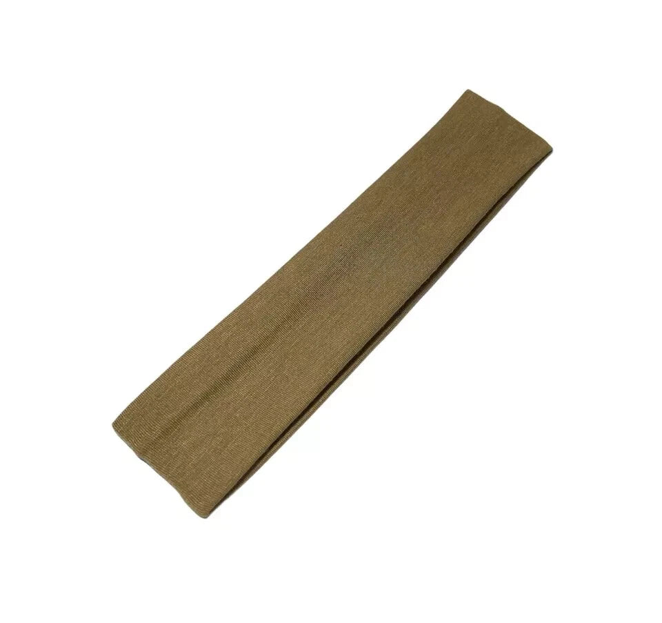 7cm Wide Plain Stretchy Fabric Headband Band Unisex Hairbands