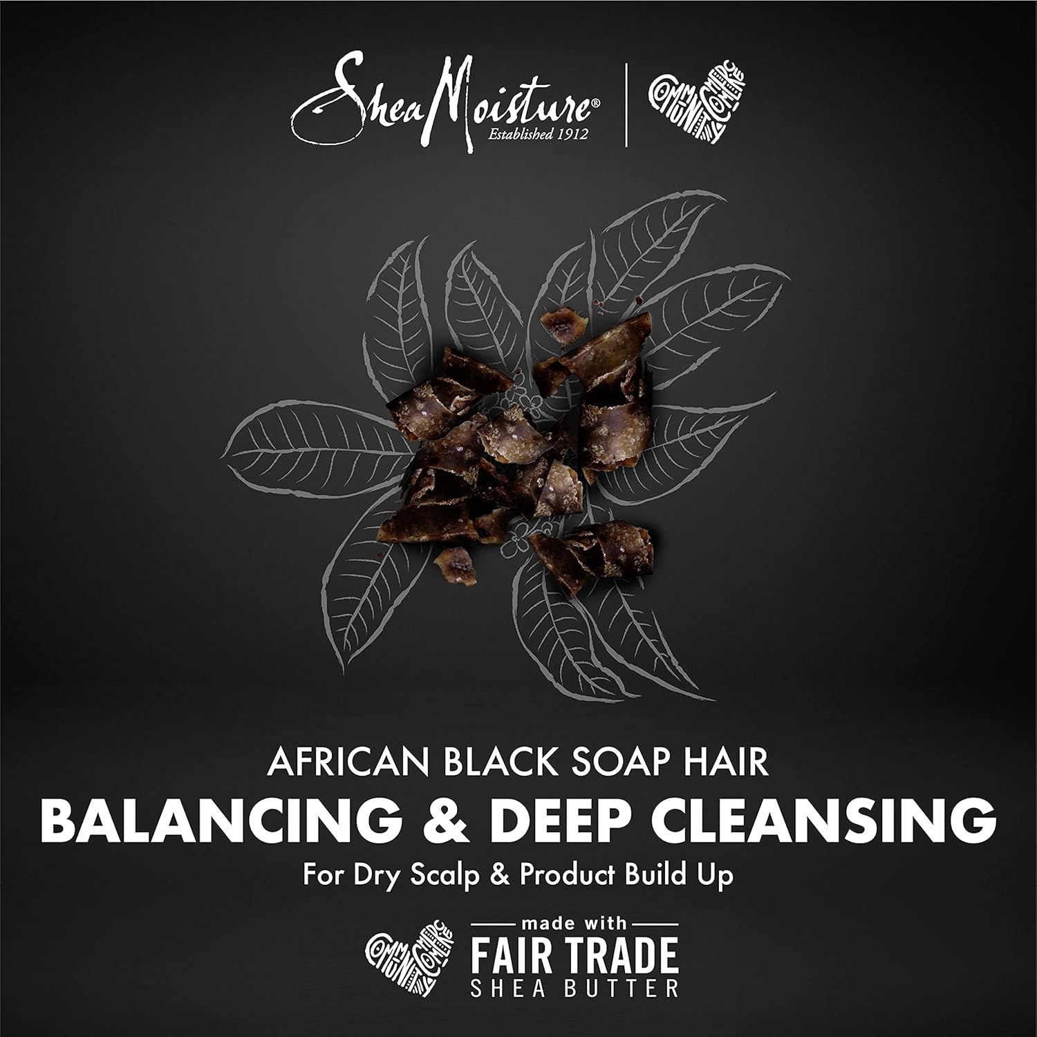 Shea Moisture African Black Soap Bamboo Charcoal Balancing Conditioner, 13 Fluid Ounce x-pression
