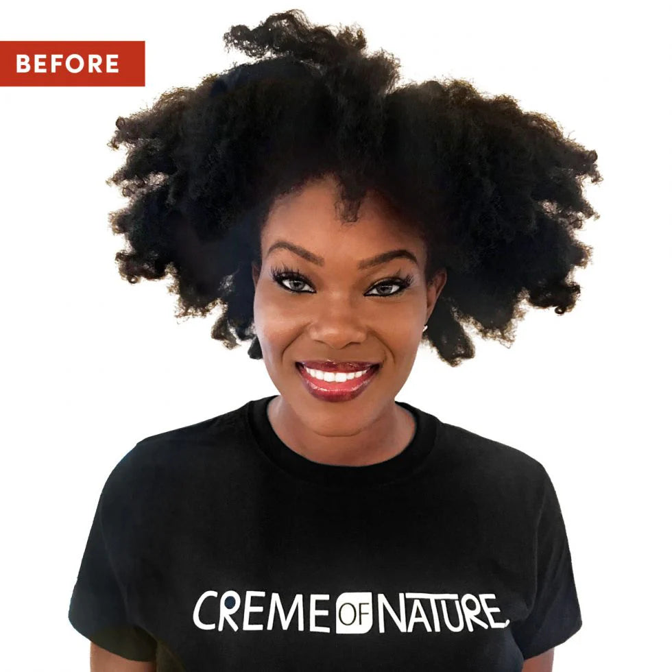 Crème of Nature Exotic Shine Color, Intense Black, 1.0 Fluid Ounce x-pression