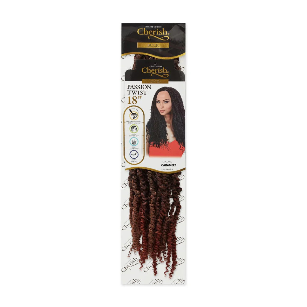 Cherish Passion Twist Braiding Hair Crochet Hair Braid 18" Length x-pression