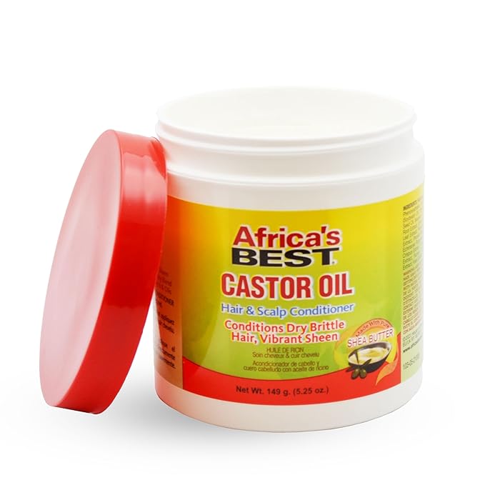 Africas Best Castor Oil Hair and Scalp Conditioner, 5.25 Ounce (155ml)