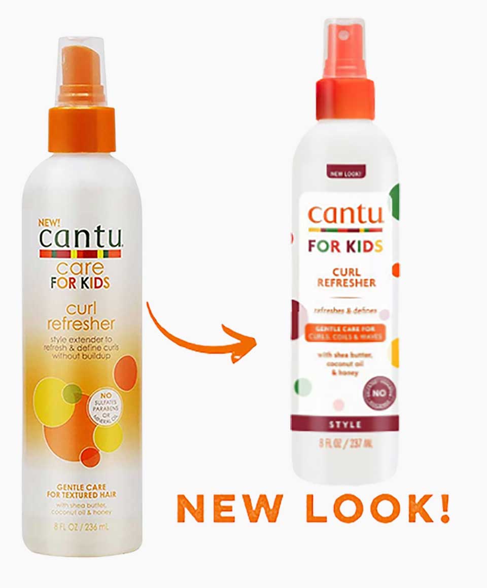 Cantu kids curl refresher style extender and define curls, 8 Oz, 237ml x-pression