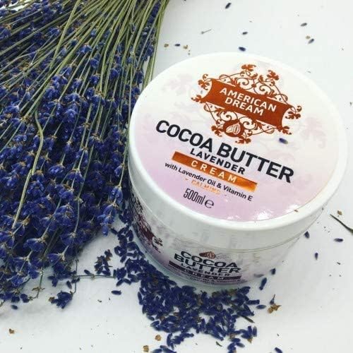 American Dream Cocoa Butter Lavender Cream infused with Lavender Oil & Vitamin E 500ml