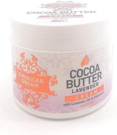 American Dream Cocoa Butter Lavender Cream infused with Lavender Oil & Vitamin E 500ml