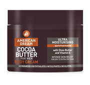 American Dream Cocoa Butter for Men Body Cream with Shea Butter & Vitamin E 500ml